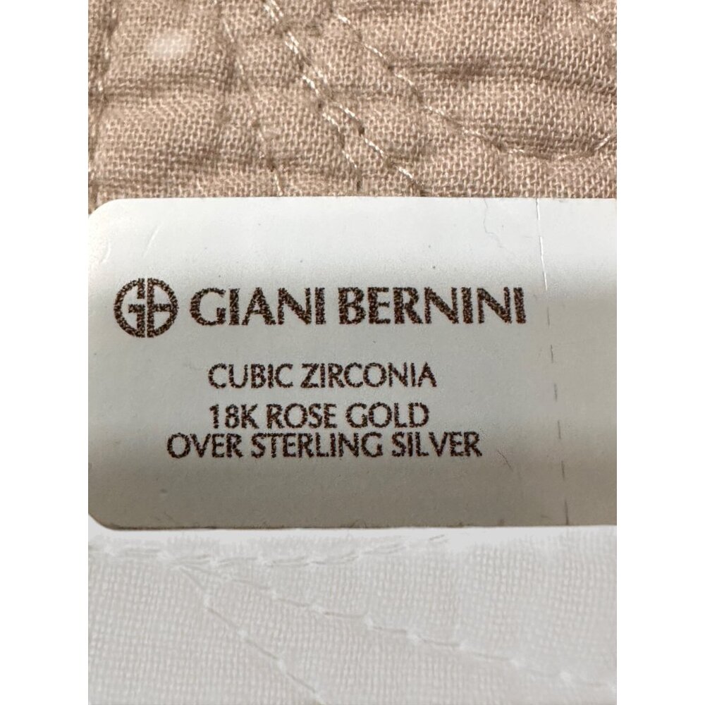 Giani Bernini 18K Rose Gold Over Sterling Silver Cubic Zirconia Pendant Necklace - Picture 6 of 13